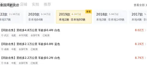 20款白色奔驰GLA200，表显4.4万公里，10万出头代步香不香？
